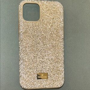 Swarovski pro 11 Gold Glitter Phone Case. Retails $78
